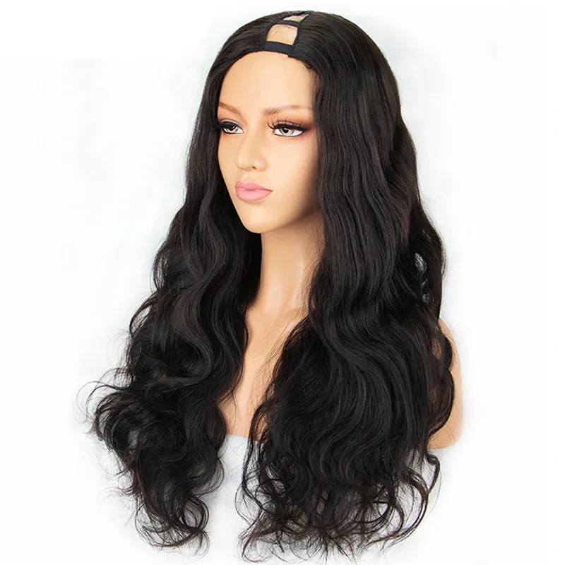 body wave u part wig