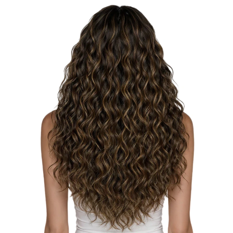 brown curly hair extensions