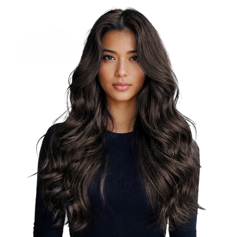 brown hair extensions