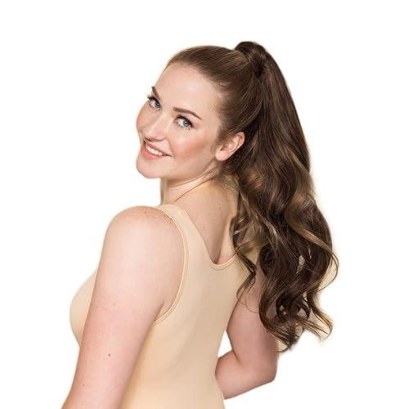 brown ponytail hair extension
