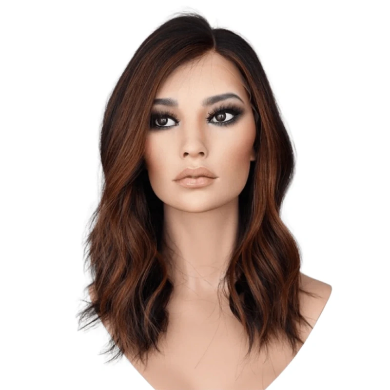 brown virgin wig