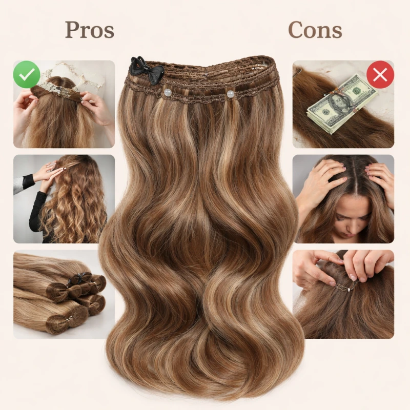 butterfly weft extensions pros and cons