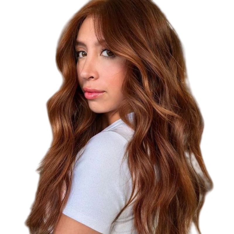 copper brown hair extensions