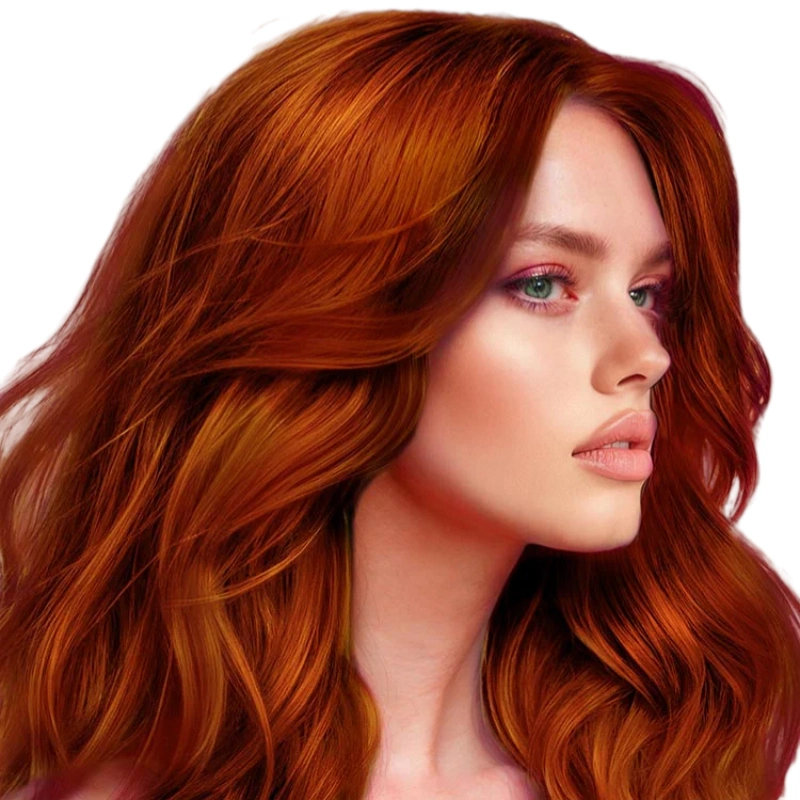 copper red hair extensions