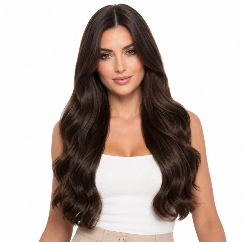 dark chocolate brown hair extensions