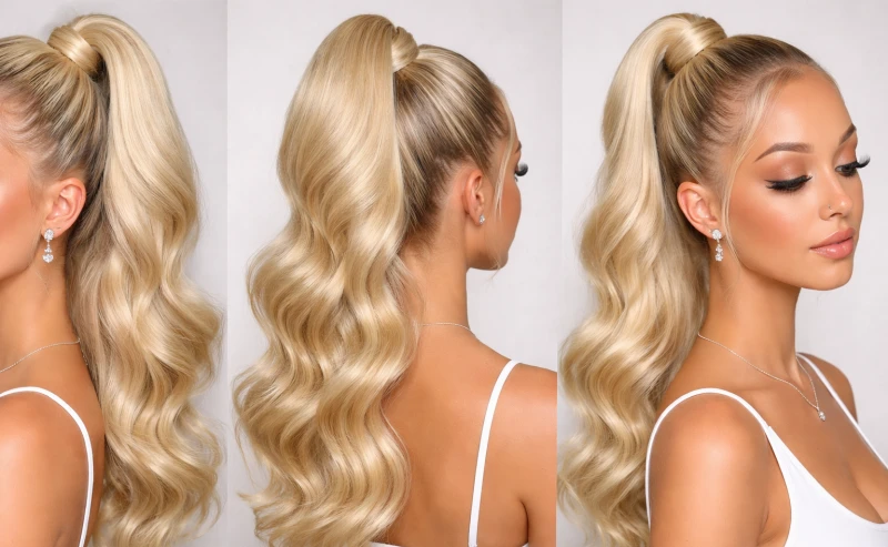 high ponytail