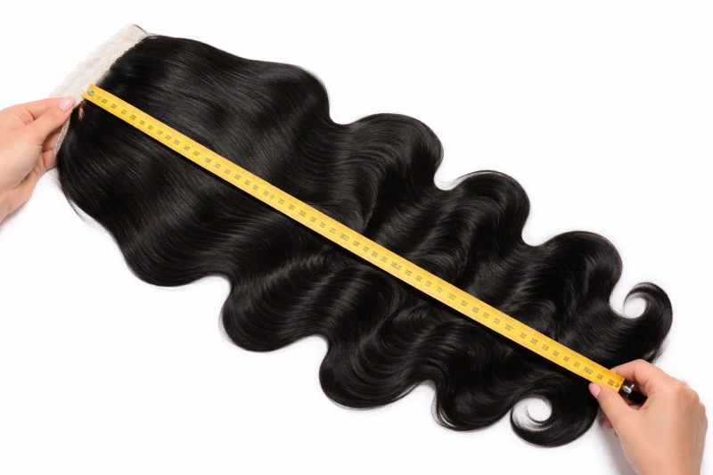 how to measure a body wave wig