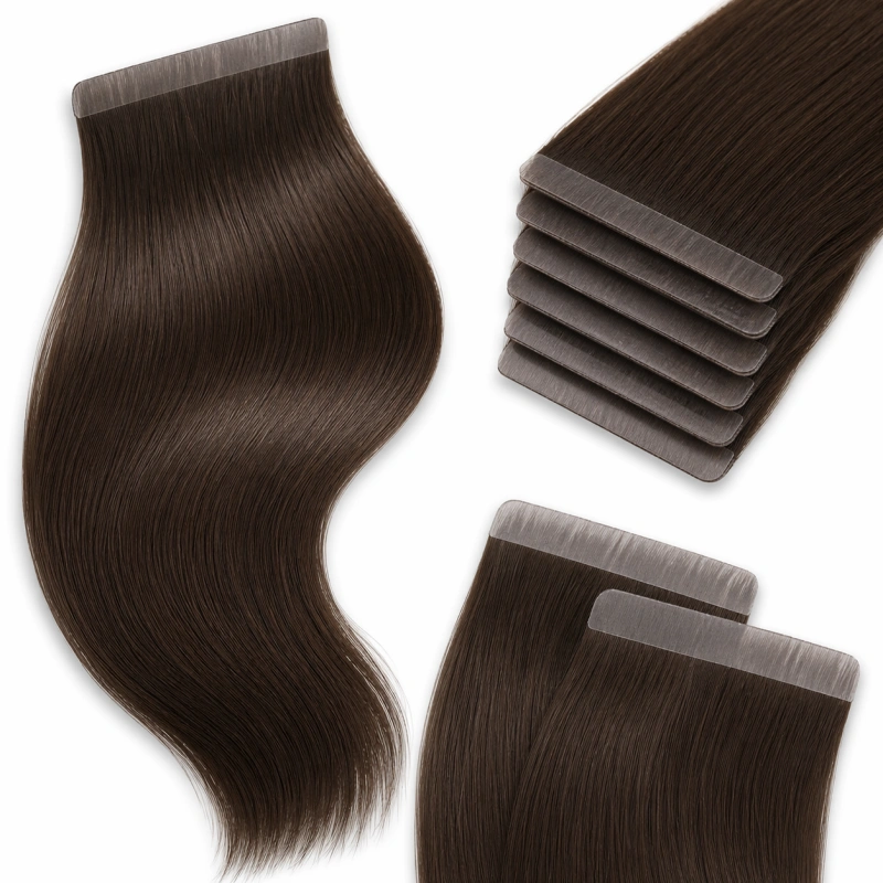 invisible tape in human hair extensions