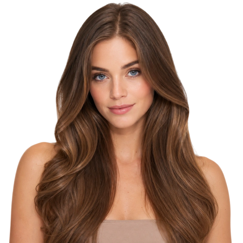 light brown extensions