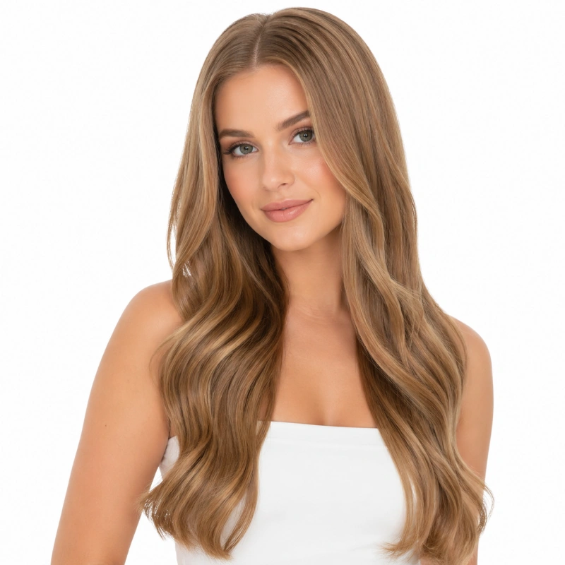 light brown tape in hair extensions