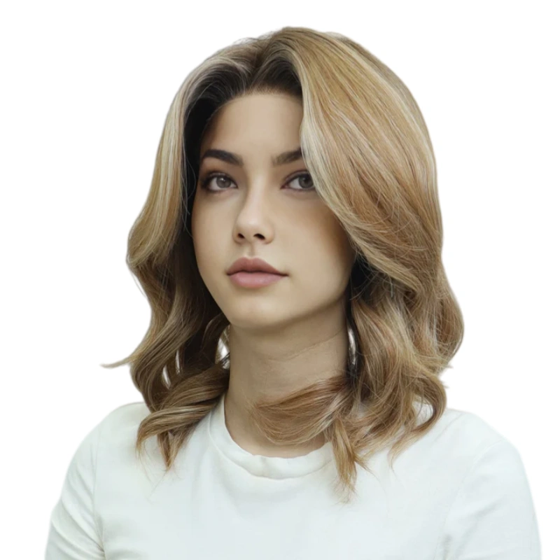 low density wavy wig