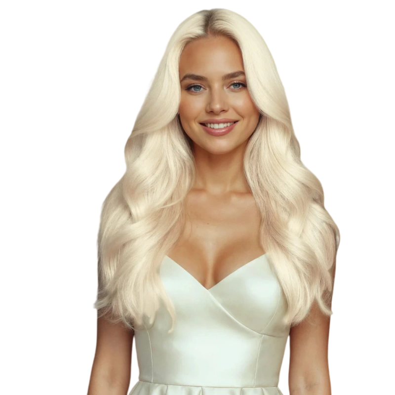 platinum blonde extensions​