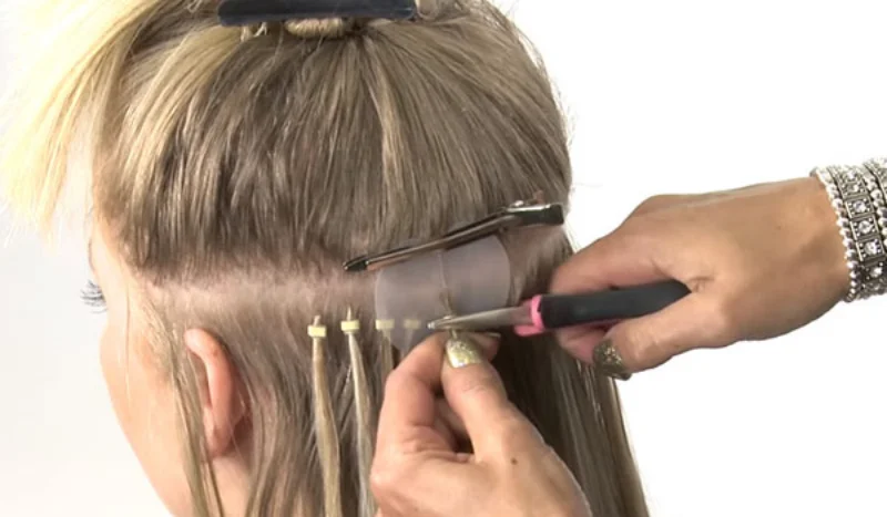 How to Reuse Micro Loop Hair Extensions? 3 reinstalling micro loop extensions