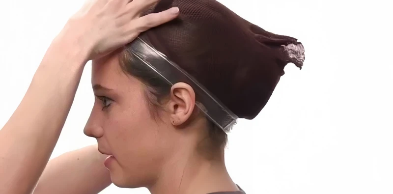 secure the wig cap