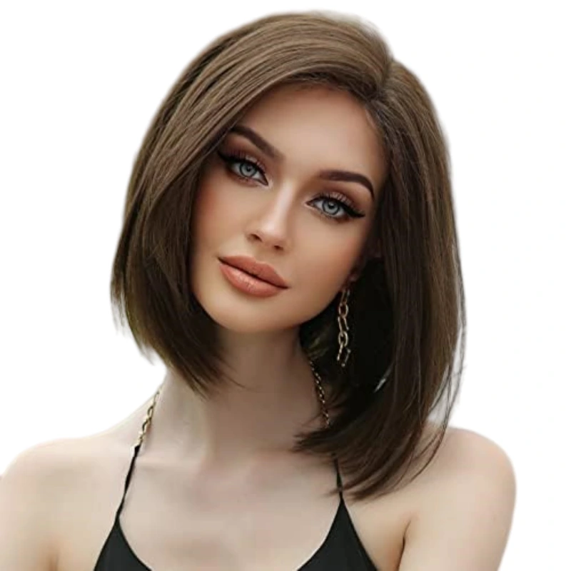 side part bob lace front wig