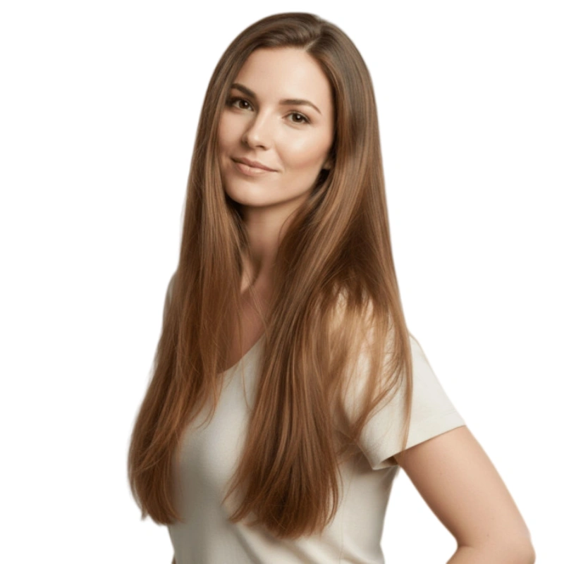 straight human hair tape in extensions