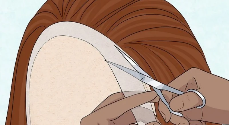 trim the wig lace