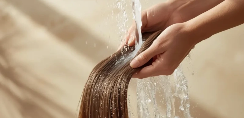 Micro Bead Hair Extensions Care Guide 3 washing and conditioning extensions