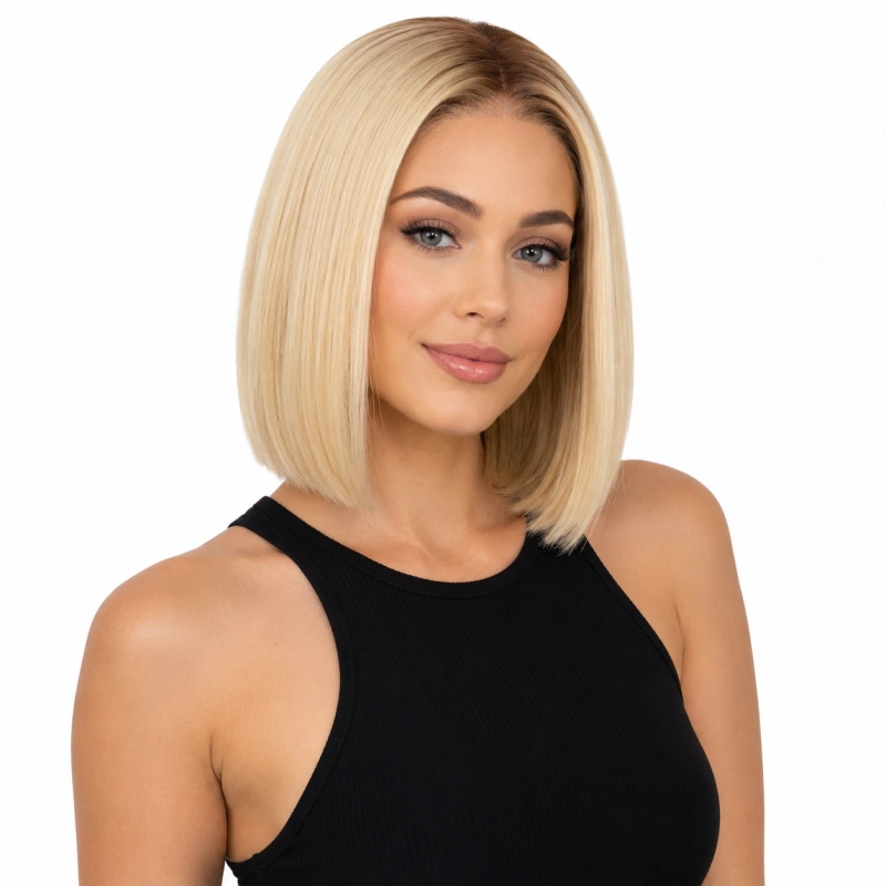 blonde bob closure wig