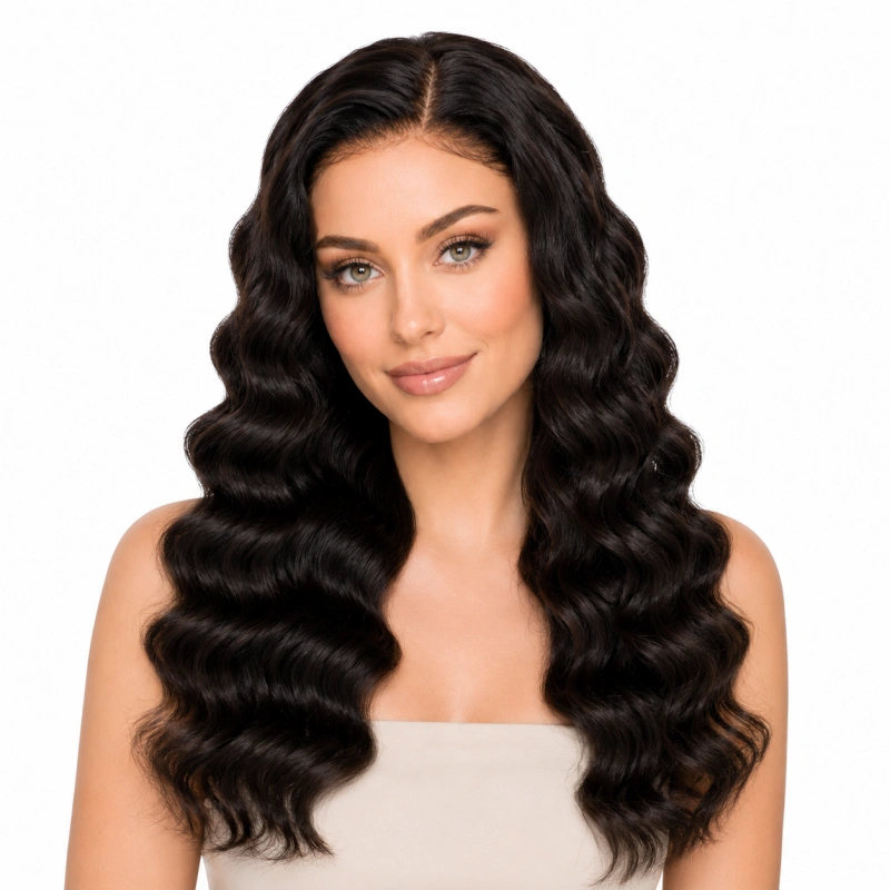 curly lace closure wig