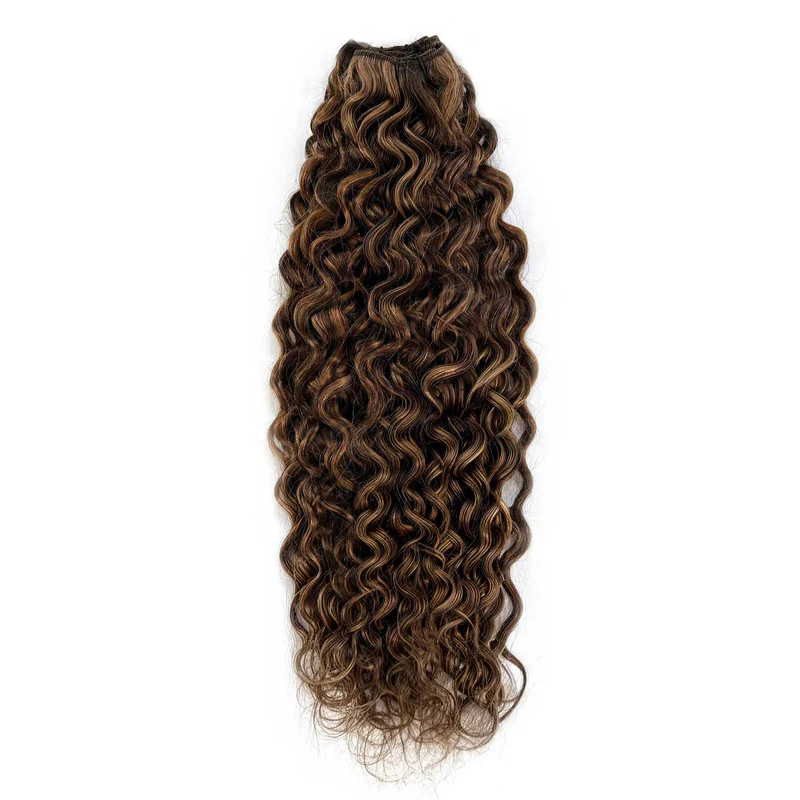 curly weft hair extensions​