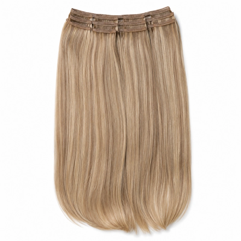 dark blonde weft hair extension