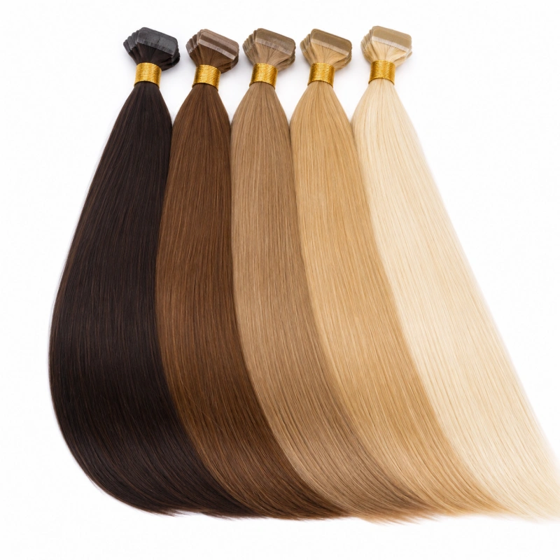 double drawn flat tip hair extensions