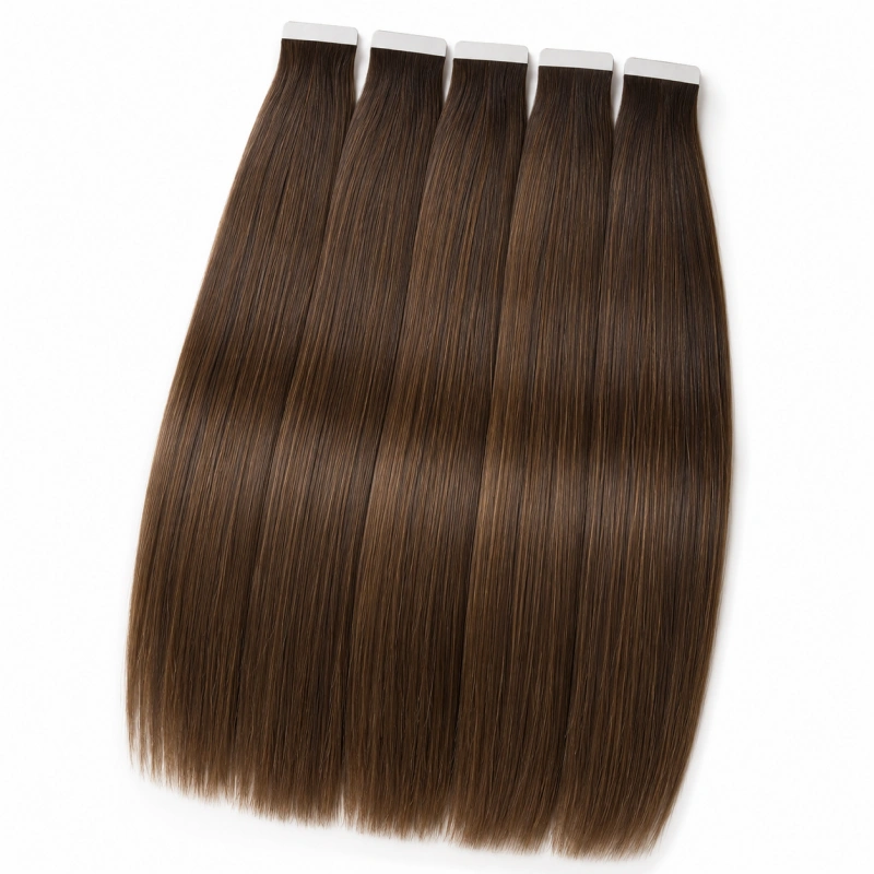 double drawn tape in hair extensions