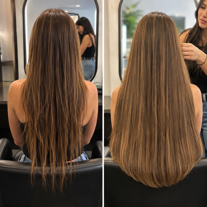 double drawn vs single drawn hair extensions