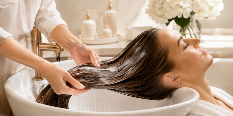 genius weft hair washing and conditioning