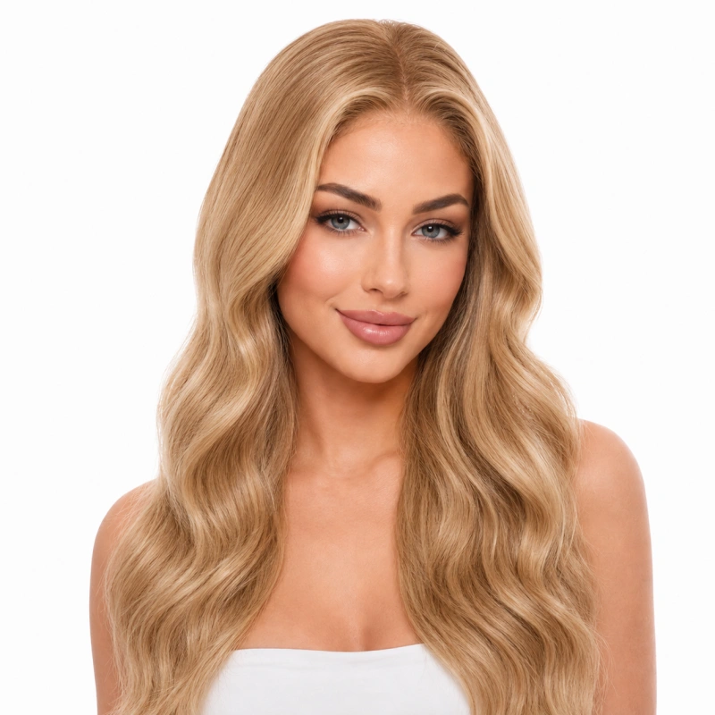 honey blonde lace closure wig