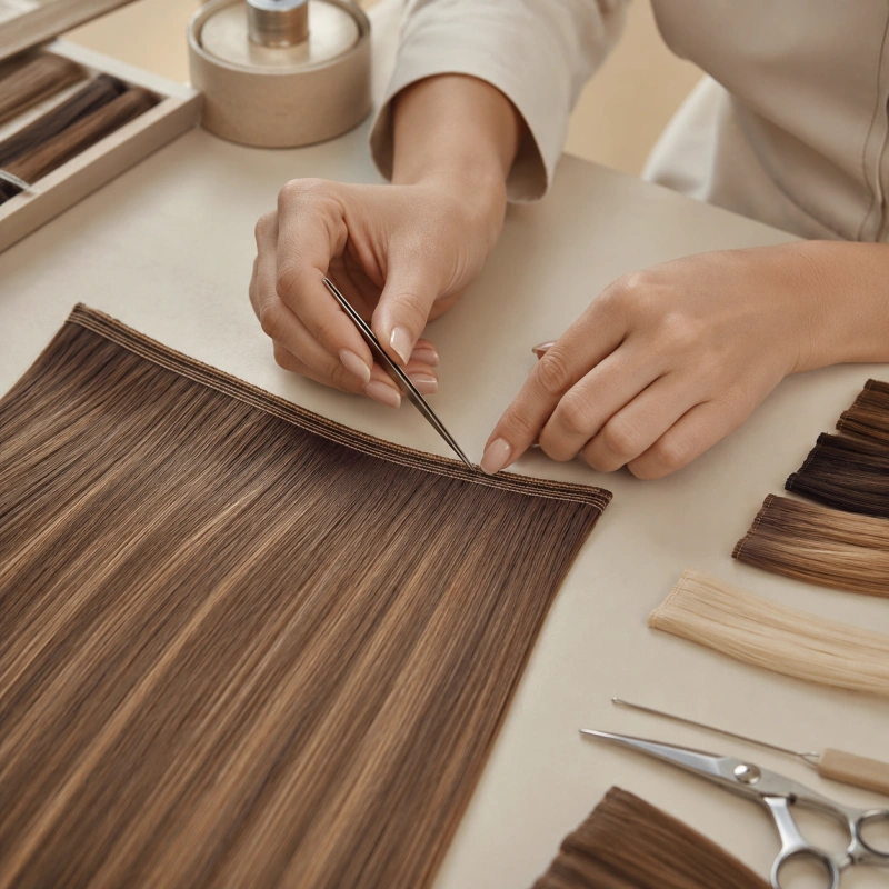 how genius weft extensions are made