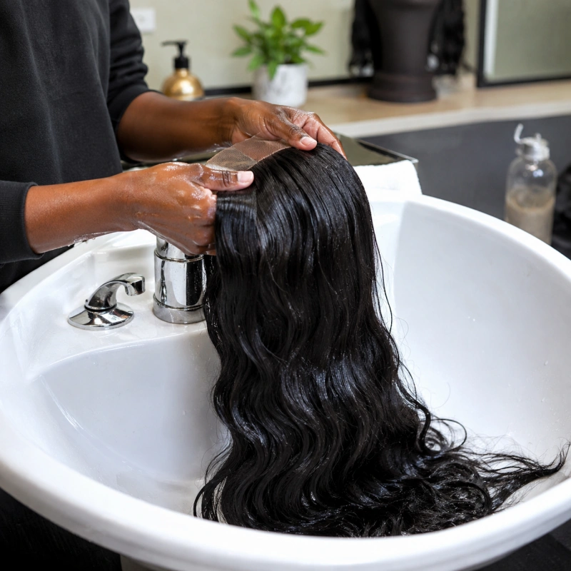 how to wash body wave wig