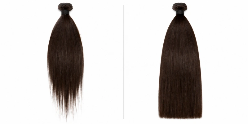 Double Drawn vs Single Drawn Hair Extensions: Which is Better? 2 key differences between single drawn and double drawn