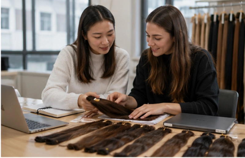 research and shortlist the right hair extensions manufacturer