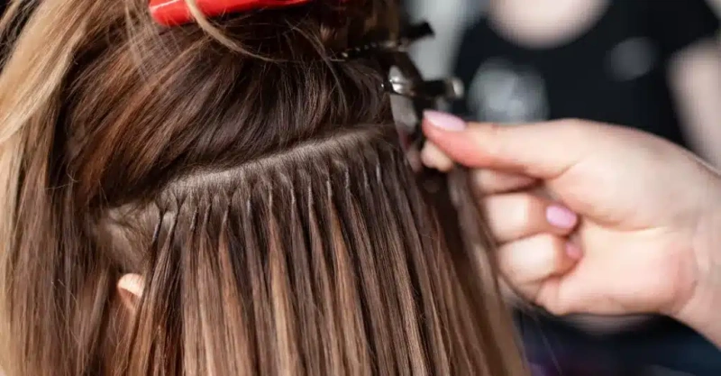retipping keratin hair extensions​