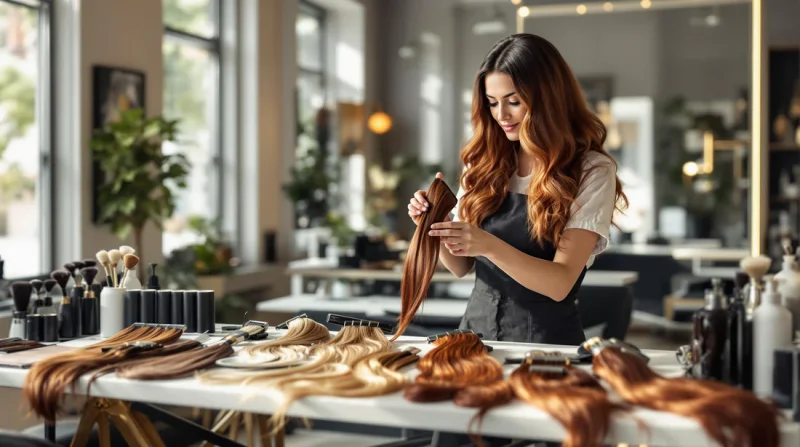 How to Apply Invisible Tape Hair Extensions? 3 styling and customizing hair extensions