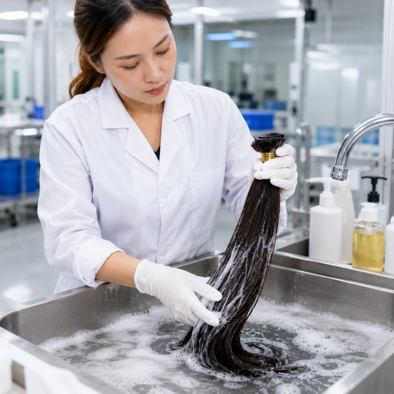 washing and conditioning test