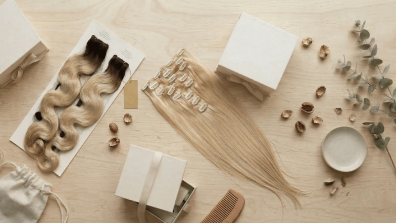 Private Label Clip In Hair Extensions: Packaging and MOQ Guide 1 what are private label clip in hair extensions