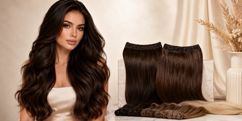 Best Weft Hair Extensions for Stylists 2 alpha weft extensions