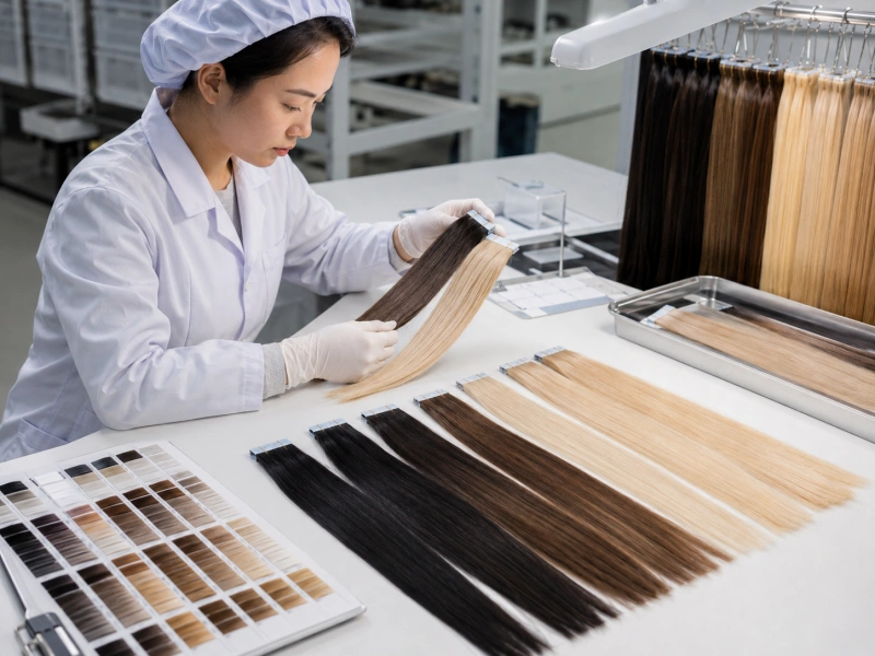 color matching and shade consistency inspection