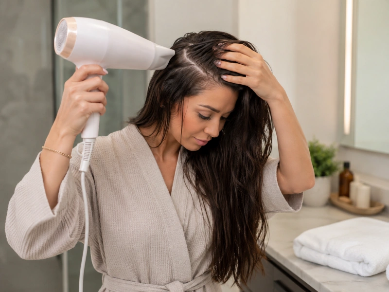 Weft Extensions Maintenance: Complete Care & Aftercare Guide 2 drying the weft base after washing