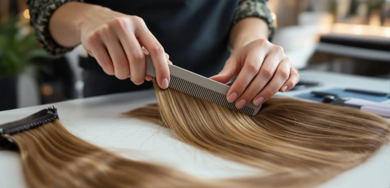 how to fix hair extensions that tangle