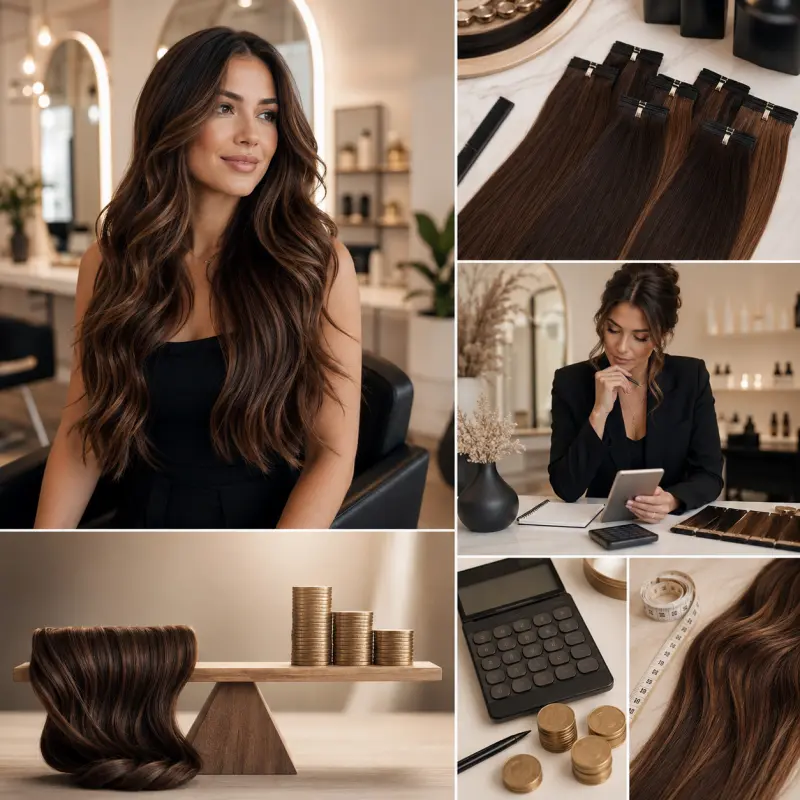 how to price hair extensions
