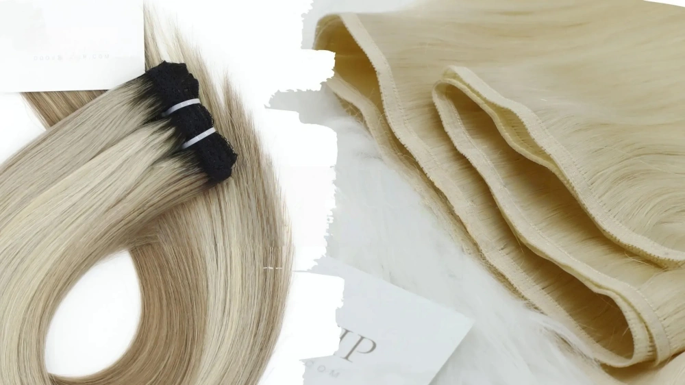 Lace Weft vs Silk Seam: Which is Best for You? 1 silk seam vs lace weft hair extensions
