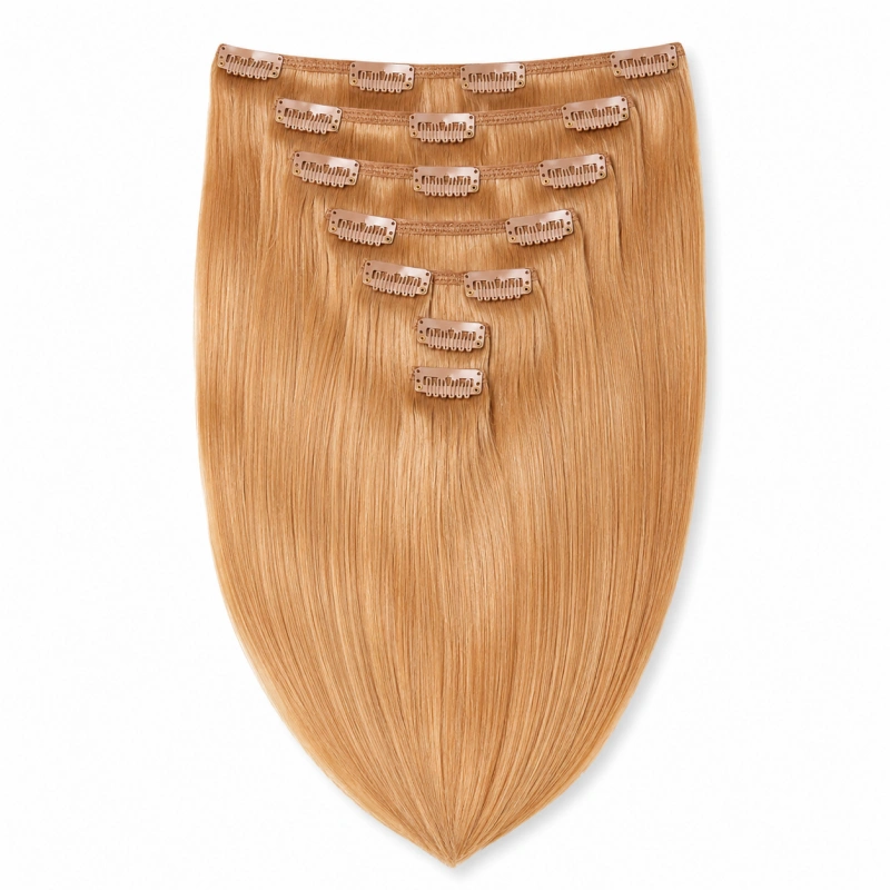 strawberry blonde clip in hair extensions