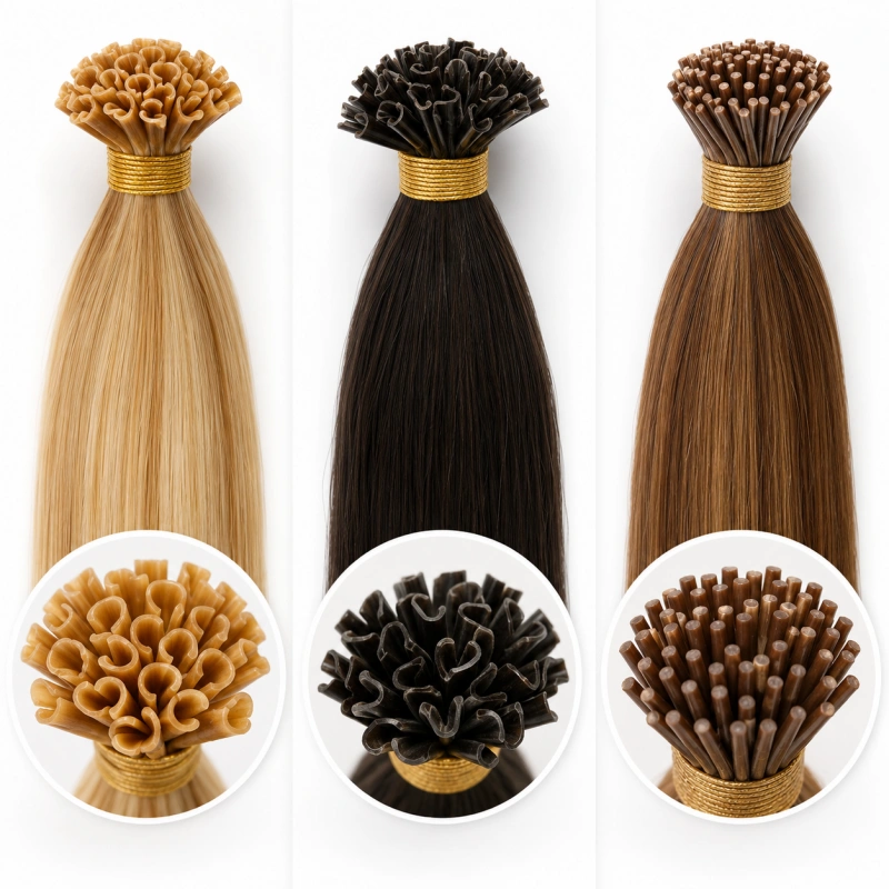 v tip vs u tip vs i tip extensions