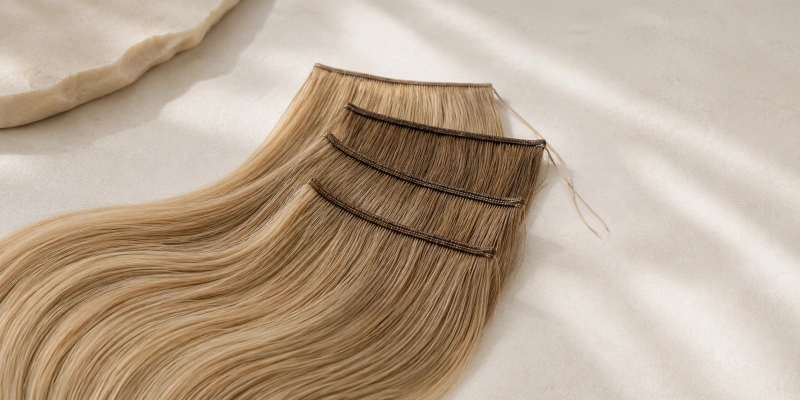 what is hand tied weft