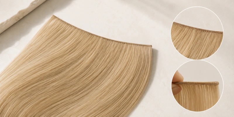 Invisible Weft vs Hand Tied vs Genius Weft: What Salons Need to Know 1 what is invisible weft