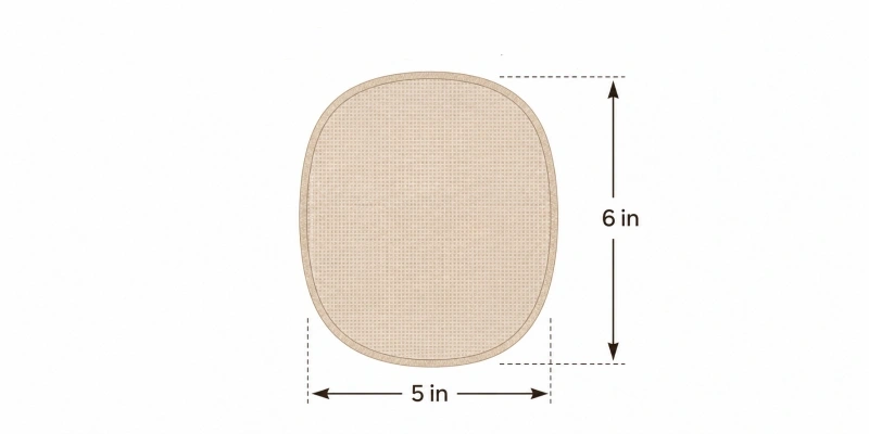 5×6 mono hair topper size
